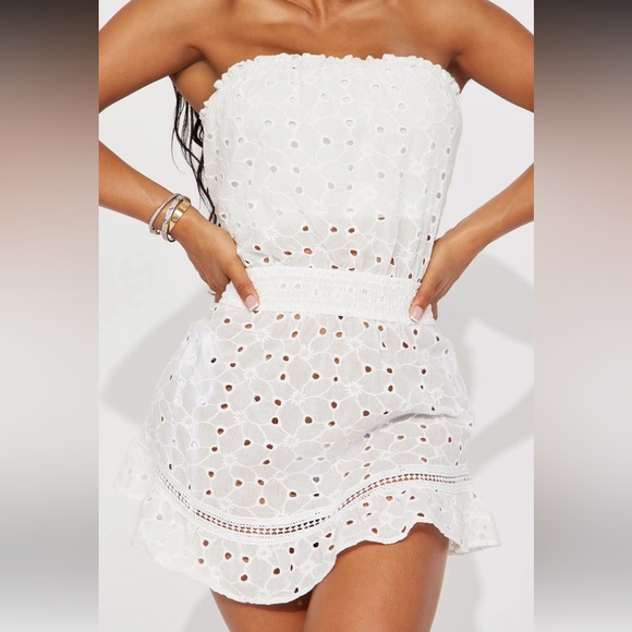 NWT Fashion Nova Plus Size Swim Cover Up - Picture 2 of 4